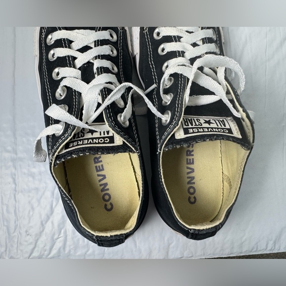 Converse All Stars Classic Black &White Unisex Sneakers women size 7 Men size 5 - Picture 9 of 11